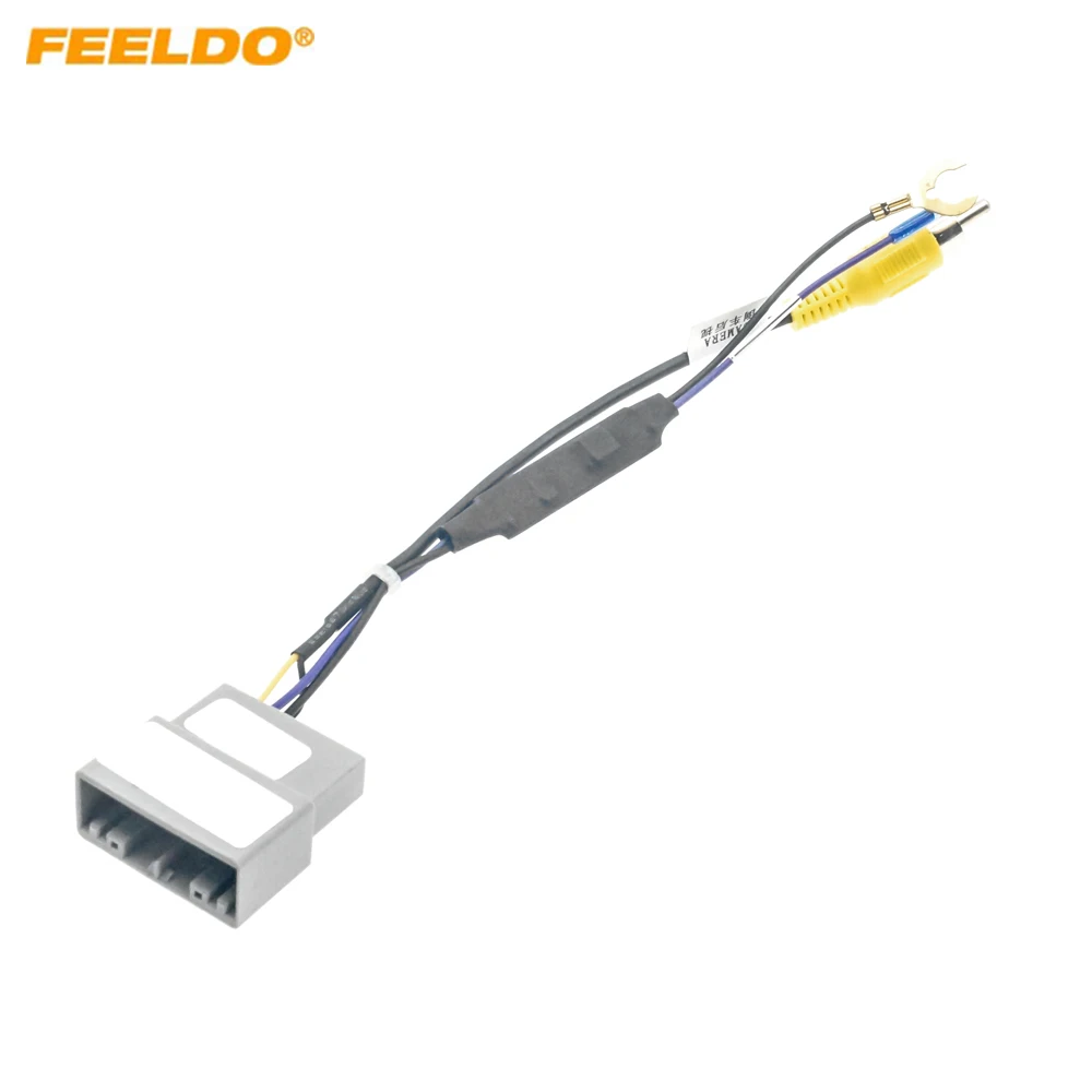 Фото 1 шт. автомобильная аудиосистема для парковки Задняя камера видеоразъем конвертер кабель с can-шиной для Honda CRV/Fit парковочный обратный провод ... №1