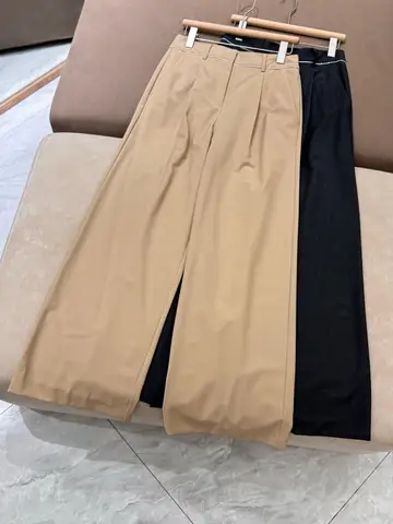 Женские широкие брюки из австралийской шерсти