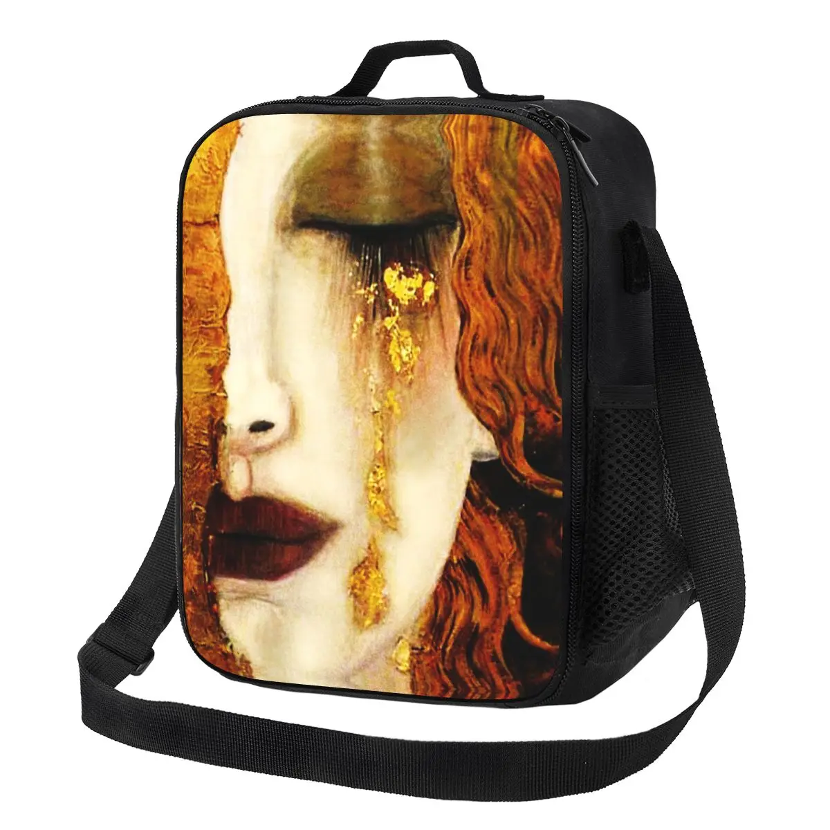 

Gustav Klimt Golden Tears Portable Lunch Boxes Waterproof Symbolism Art Cooler Thermal Food Insulated Lunch Bag Office Work