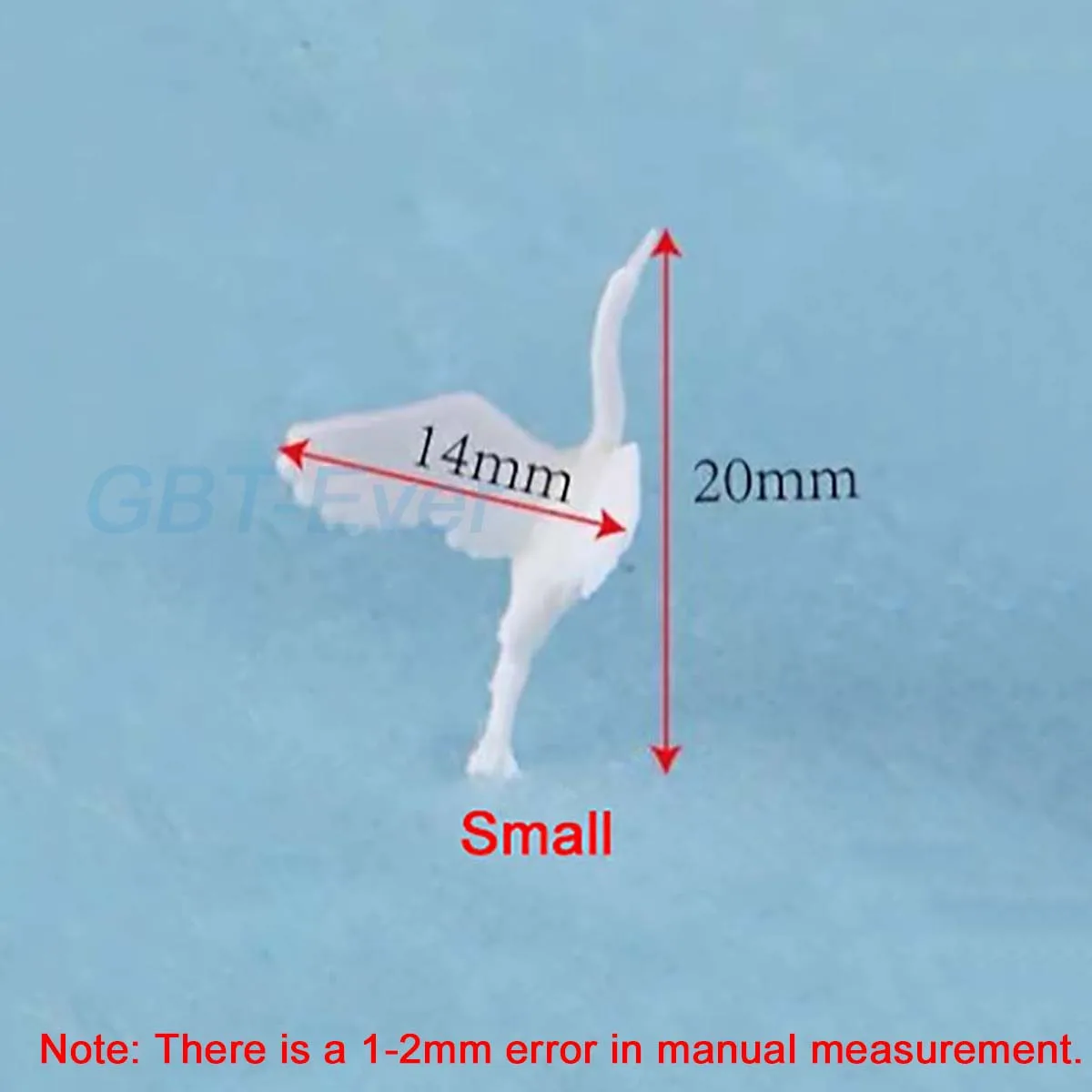 

Мини-лебеди из пластика 2/5 шт.