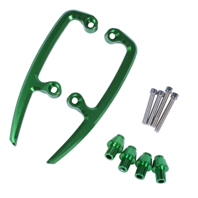 

Rear Grab Bars Rear Seat Pillion Passenger Grab Rail Handle for Kawasaki NINJA650 Z650 NINJA 650 2017-2021(Green)