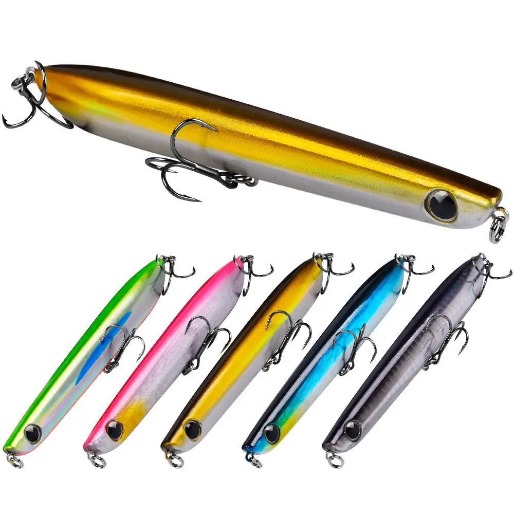 16 г 130 мм ABS рыболовная наживка Поппер плавающая бионическая жесткая приманка