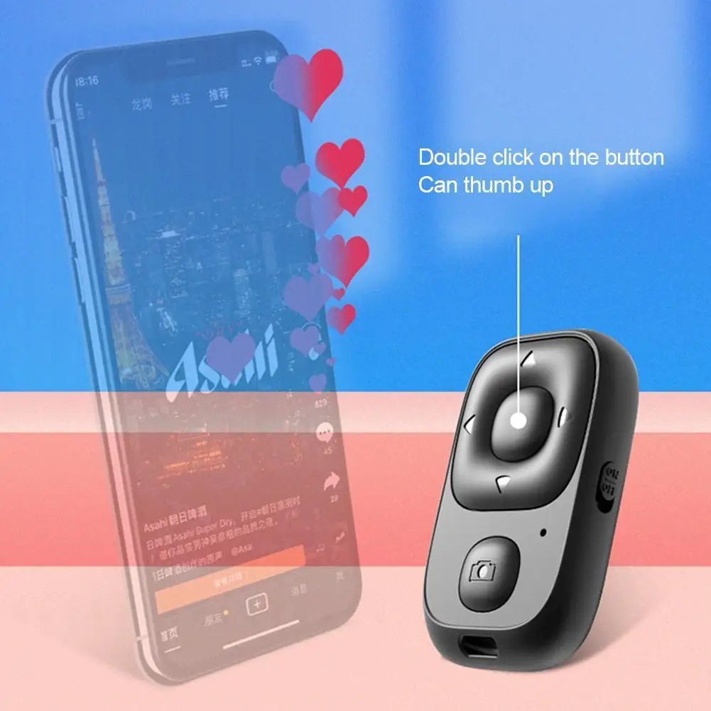 Кнопка дистанционного спуска Bluetooth для селфи смартфона M8N8 |