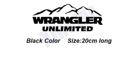 Наклейка на кузов автомобиля для Jeep Wrangler JK JL TJ YJ CJ Rubicon Sahara, автомобильные аксессуары
