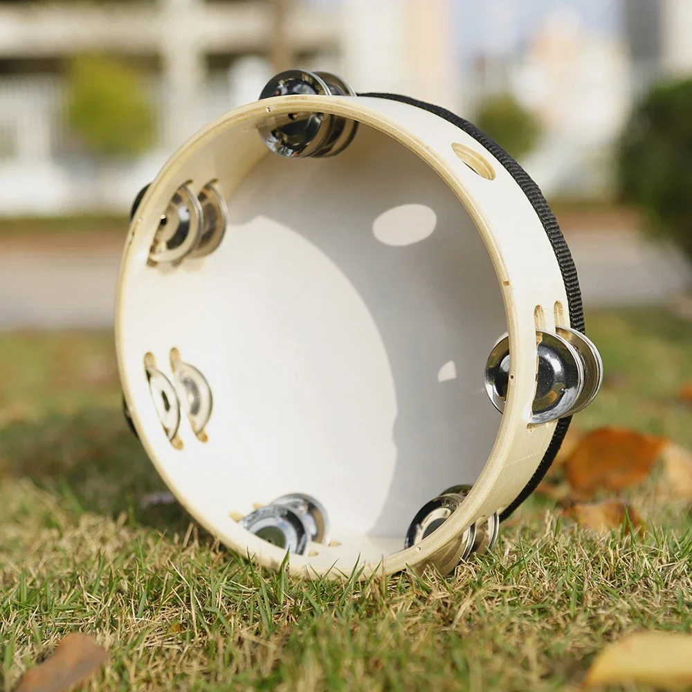 8-дюймовый Деревянный Бубен Ручной Ударный Музыкальный Инструмент