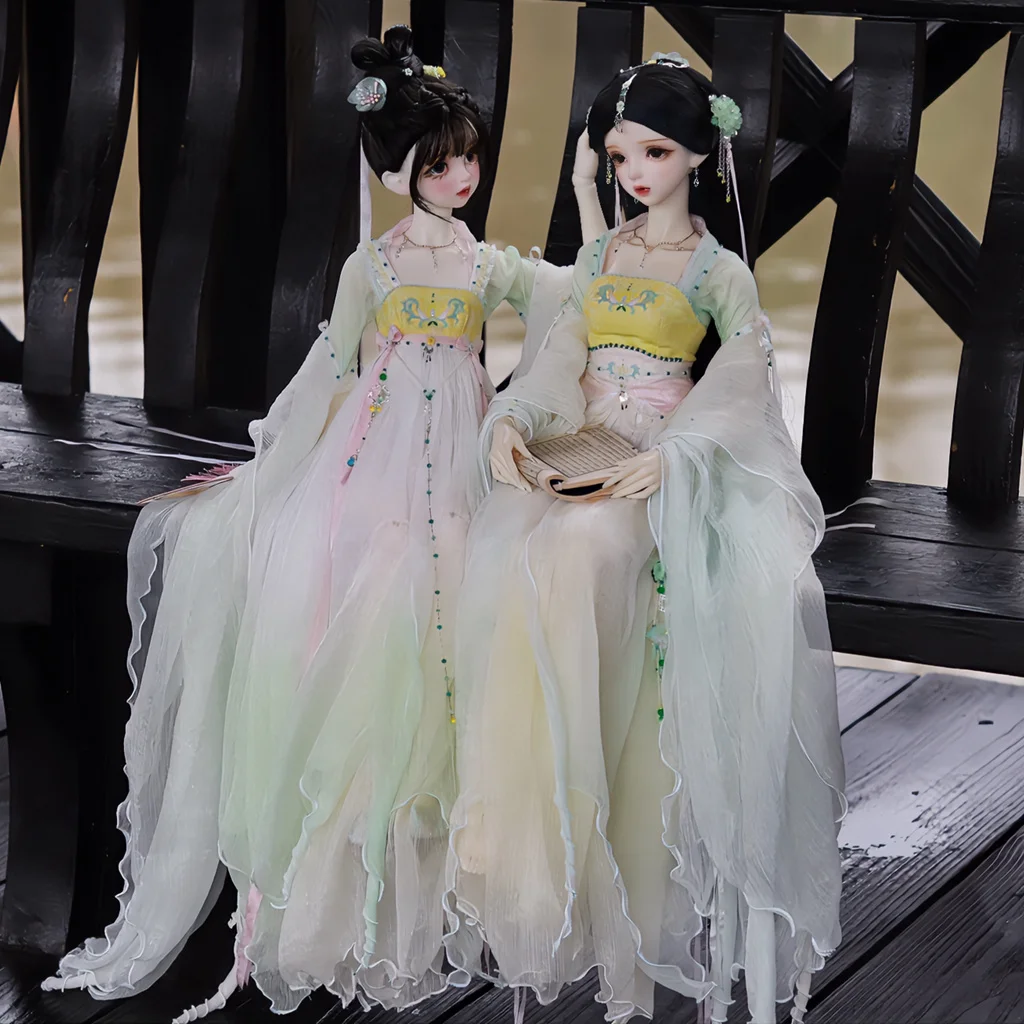 Фото 1/4 1/3 весы BJD, древний костюм, китайское платье феи Hanfu, наряд для BJD/SD MSD SD13, аксессуары для кукол больших девочек A1265 №2