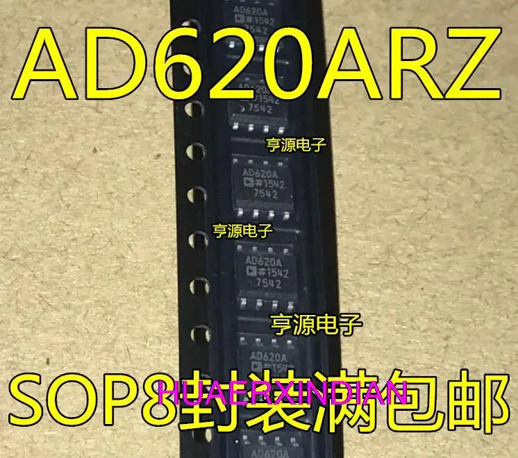 

10 шт. новый оригинальный AD620ARZ AD620BRZ AD620AR AD620A AD620B SOP-8