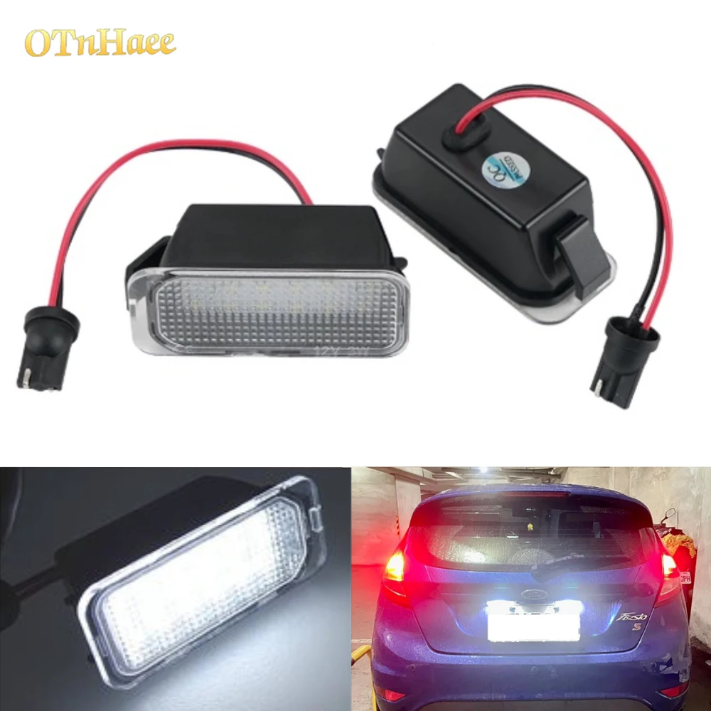 

Комплект Из 2 Светодиодных Фонарей Для Подсветки Номерного Знака Для Ford Fiesta, Focus, Kuga, Mondeo, Galaxy, Ecosport, Ranger