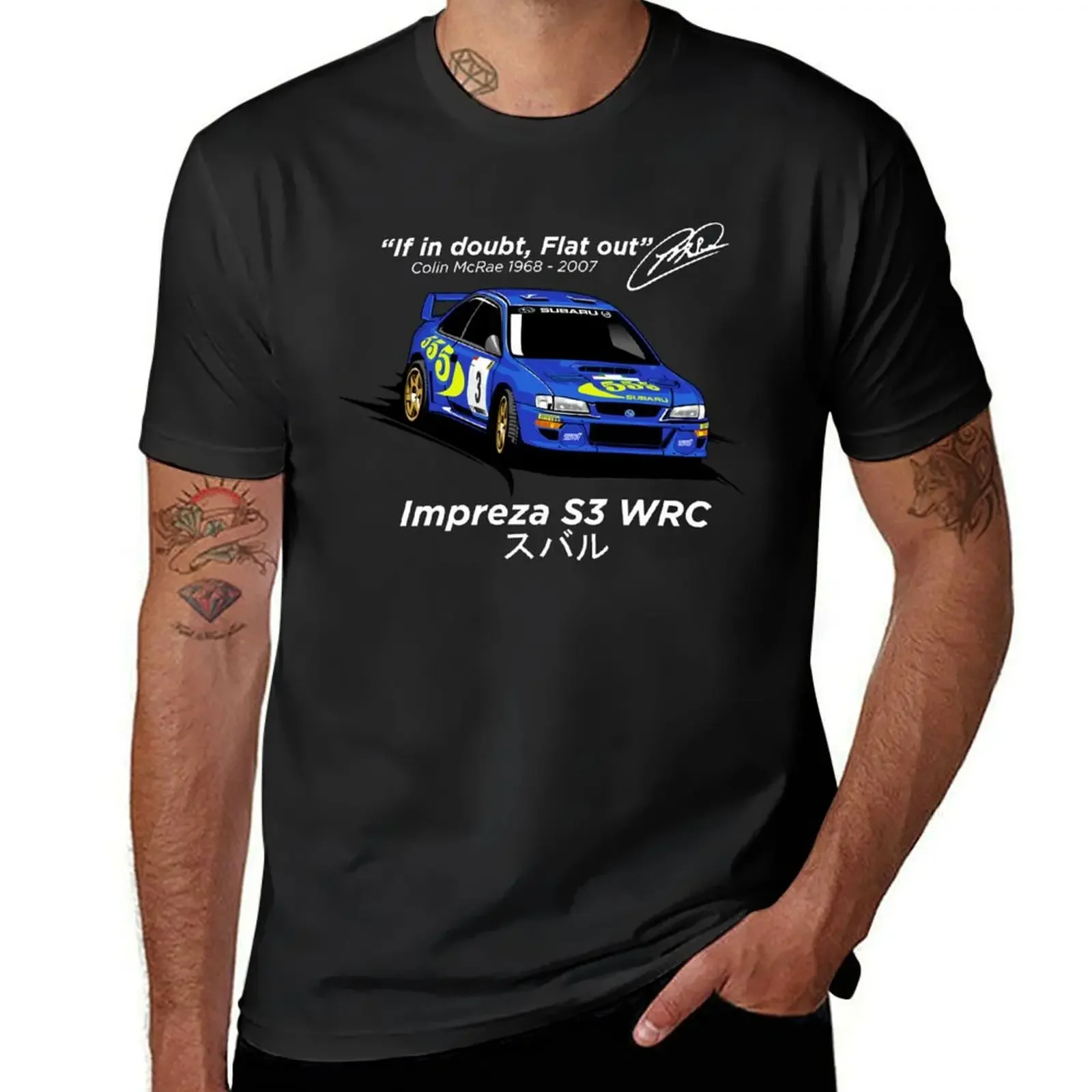 Футболка Colin McRae Impreza эстетическая одежда для мальчика футболки с рисунком