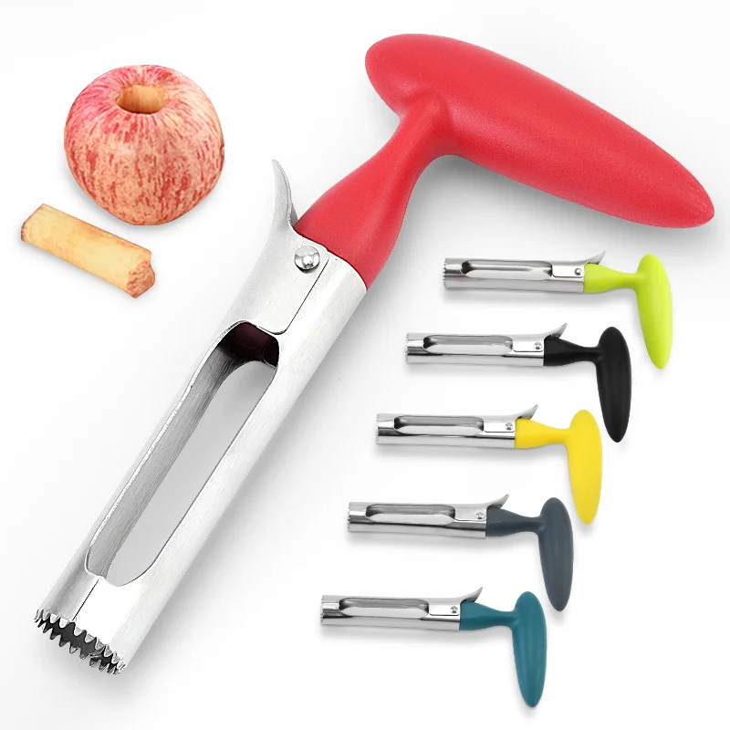 

New Stainless Steel Apple Core Cutter Knife Corers Fruit Slicer Multi-function Cutting Vegetable Pear Core Removed Kitchen Tools