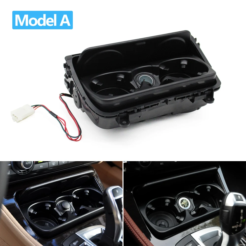 

LHD RHD Автомобильная передняя центральная консоль, держатель для чашки с водой в сборе для BMW 5 серии F10 F11 F10LCI F11LCI 520 523 525 528 530 535