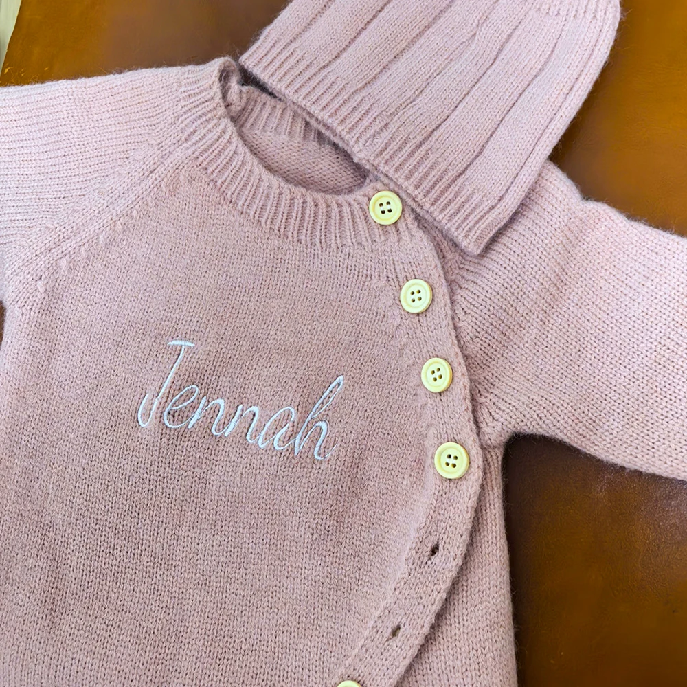 Детский комбинезон с индивидуальным именем детский подарок на день рождения