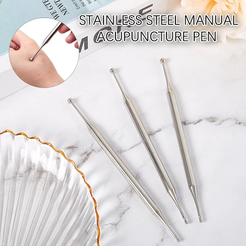 

Acupuncture Point Probe Stainless Steel Auricular Point Pen Health Care Beauty Ear Reflex Zone Massage Needle Detection