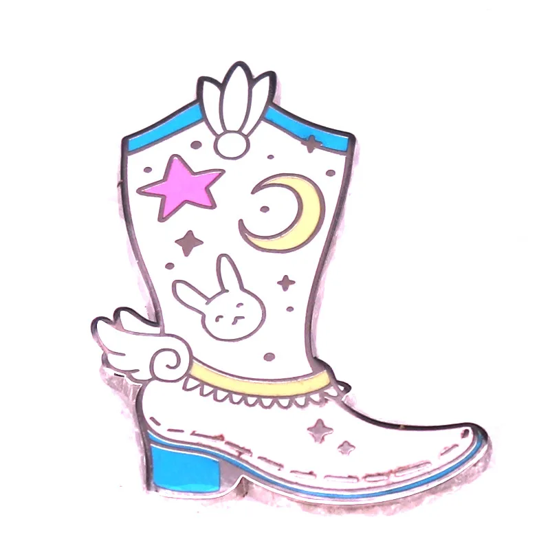 

Boot Jewelry Gift Pin Wrap Garment Lapel Enamel Fashionable Creative Cartoon Brooch Lovely Enamel Badge Clothing Accessories