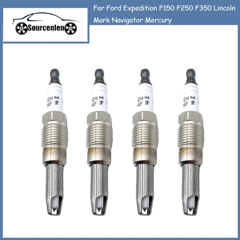 

4Pcs SP-546 PZK14F Platinum Spark Plug For Ford Expedition F150 F250 F350 Lincoln Mark Navigator Mercury