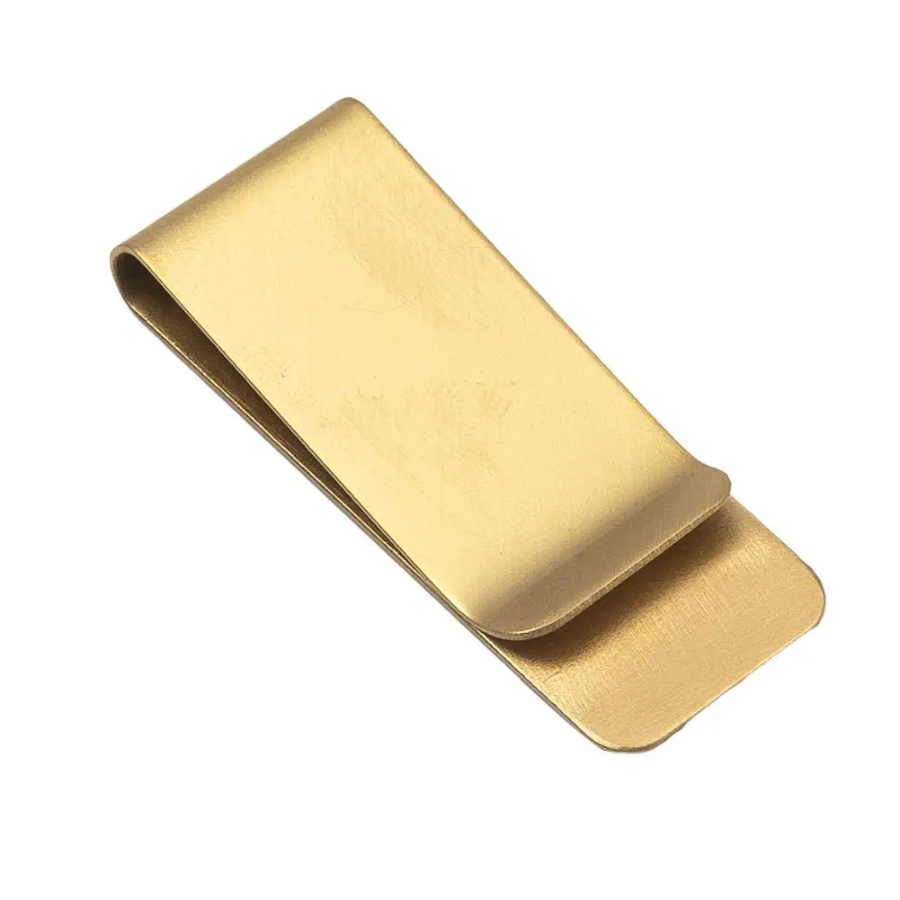 

Outdoor Sports Wallet Clip Bookmark Clip For Business Cards Hardware Mirror Light Surface Stainless Steel Clip