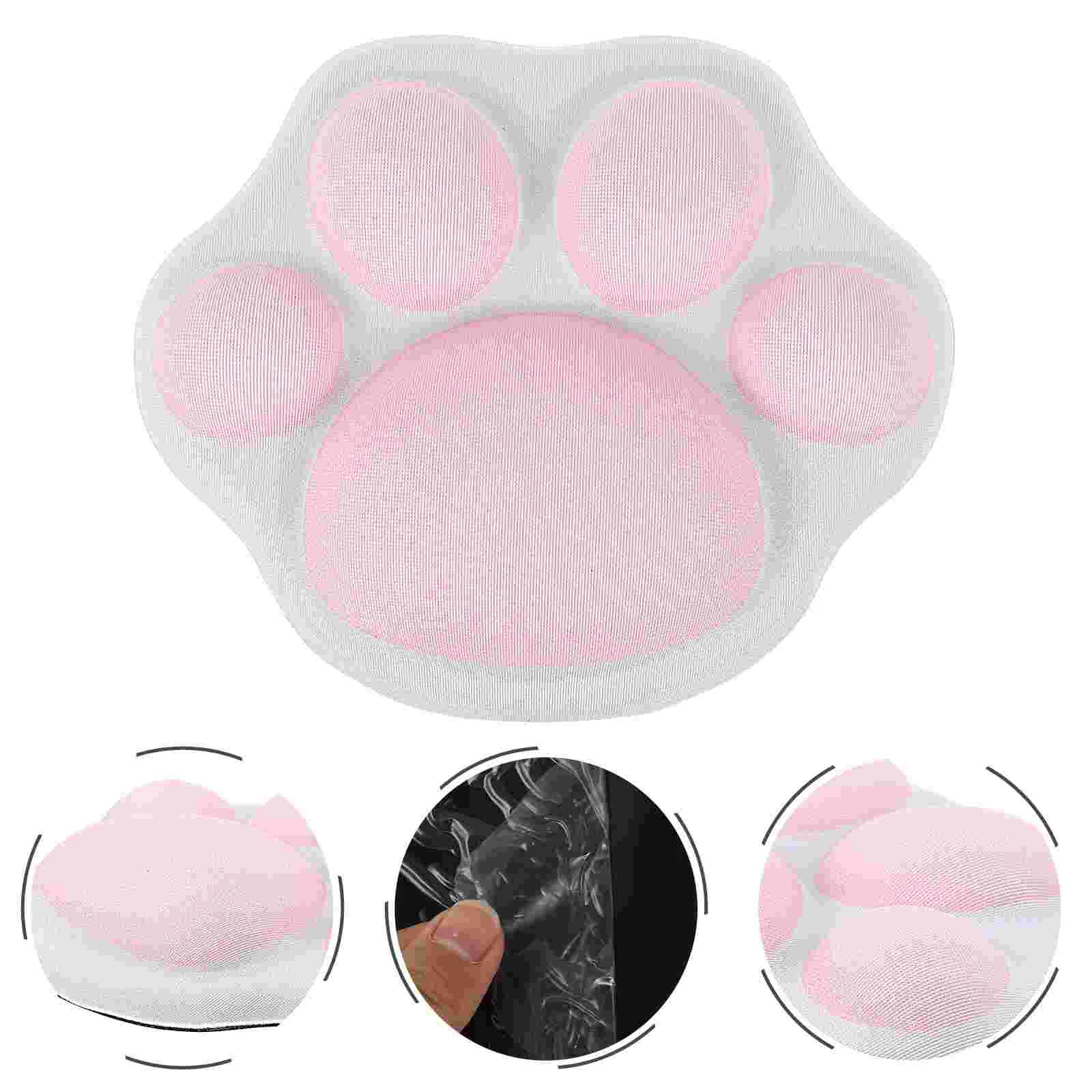 

Pad Mouse Wrist Cat Paw Laptop Base Rubber Support Mat Gaming Cartoon Rest Mousepad Kids Desktop Desk Keyboard Anti Skid 3D