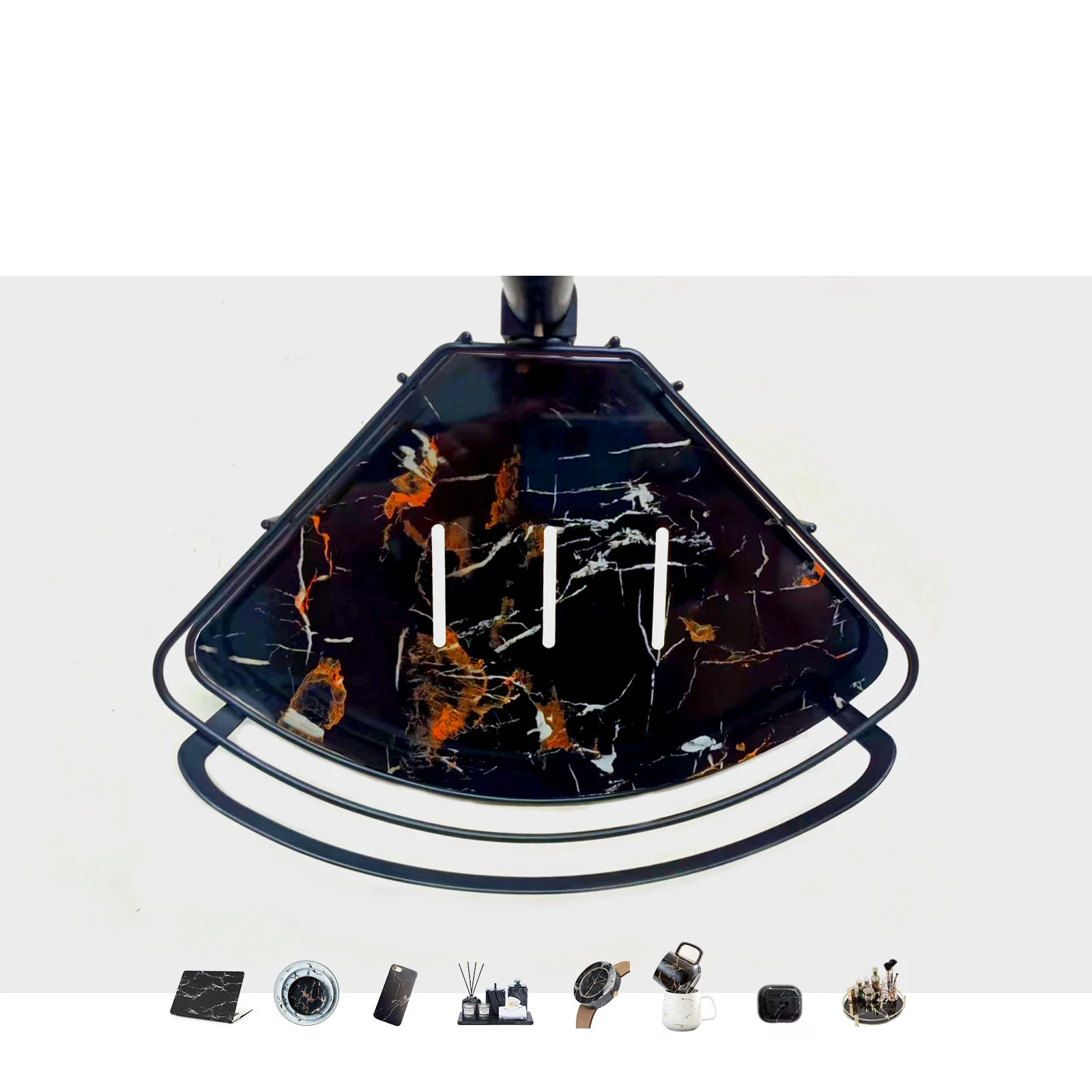 Элегантное современное решение для углов ванной комнаты с практичными