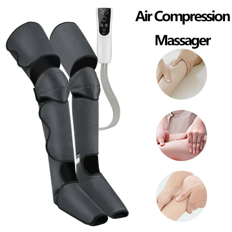 

Electric Air Compression Foot Massager health care Circulation Exerciser Therapy Shiatsu Calf Thigh Compression Massage Relief