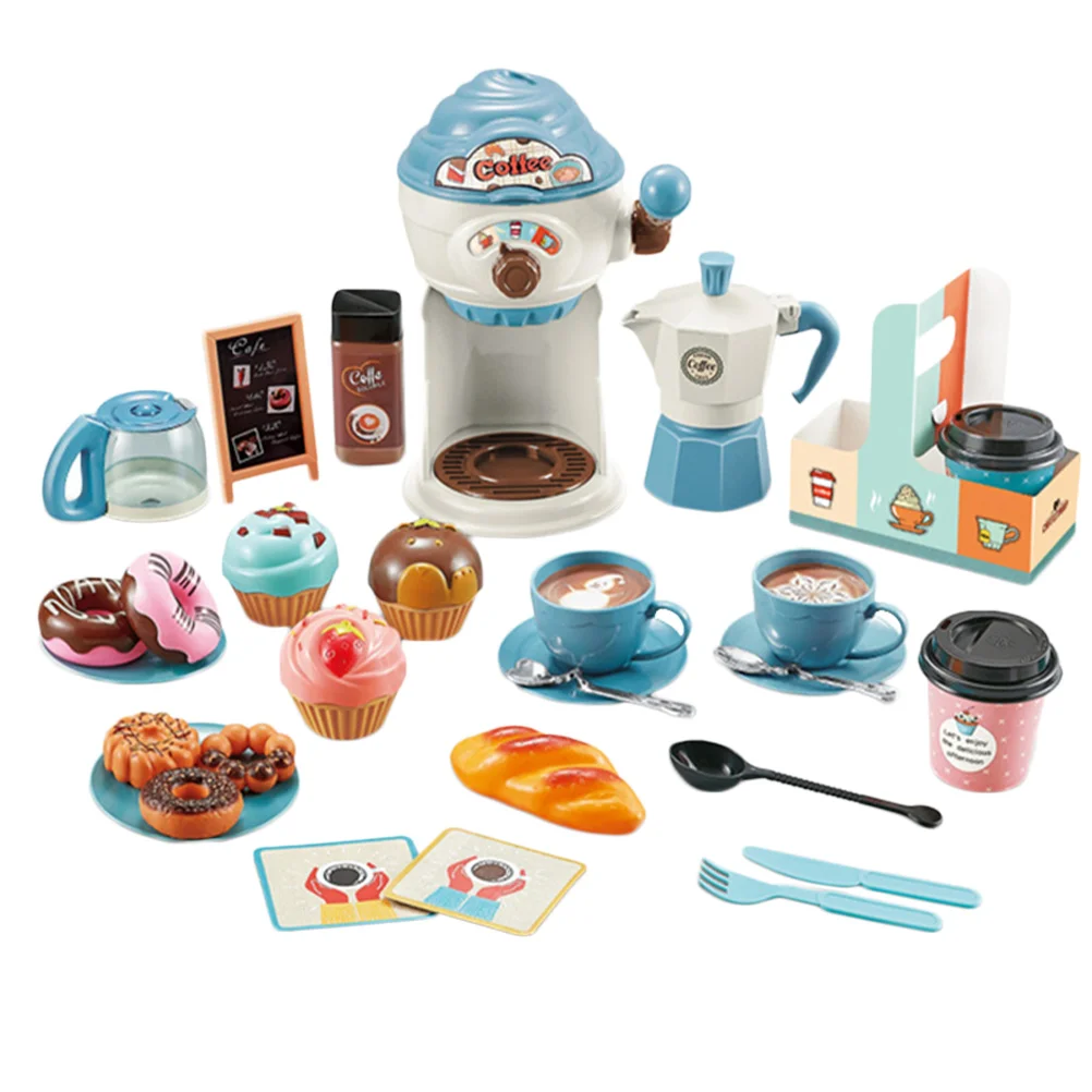 

32Pcs Simulation Coffee Machine Toys Funny Playhouse Educational Pretend