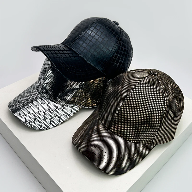 Бейсболка унисекс в клетку светоотражающая Кепка От Солнца универсальная стиле