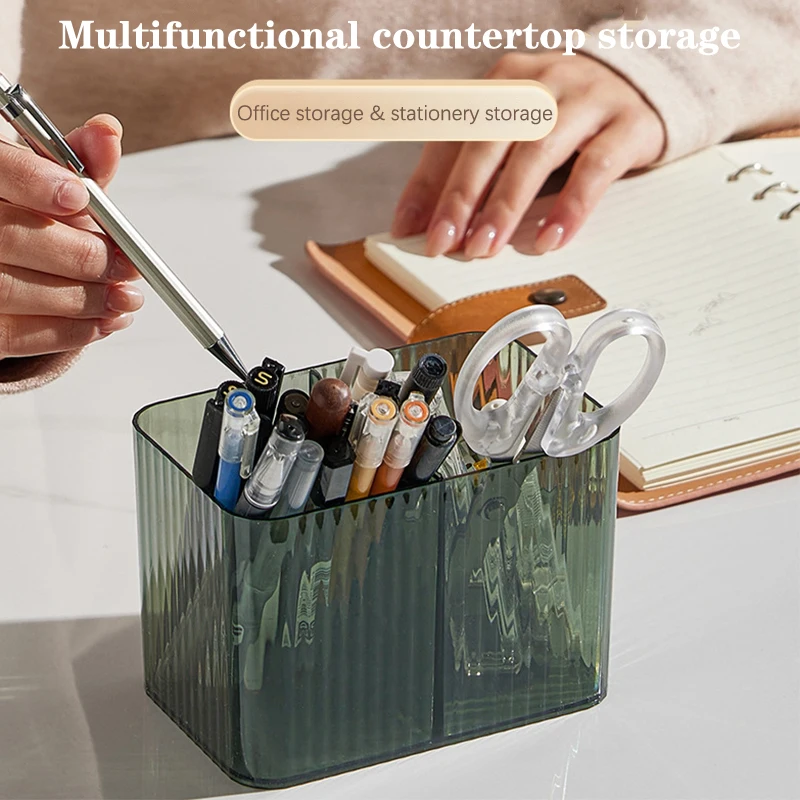 Коробка для хранения косметики ватных палочек спонж макияжа кисть настольный