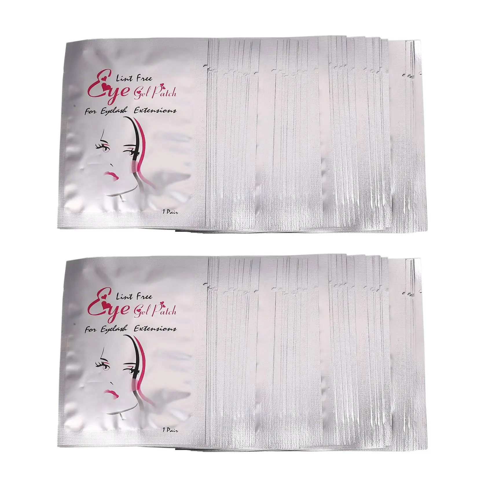 

100 Pairs Eyelash Extension Under Gel Eye Pads Non-Woven Patches Make-Up