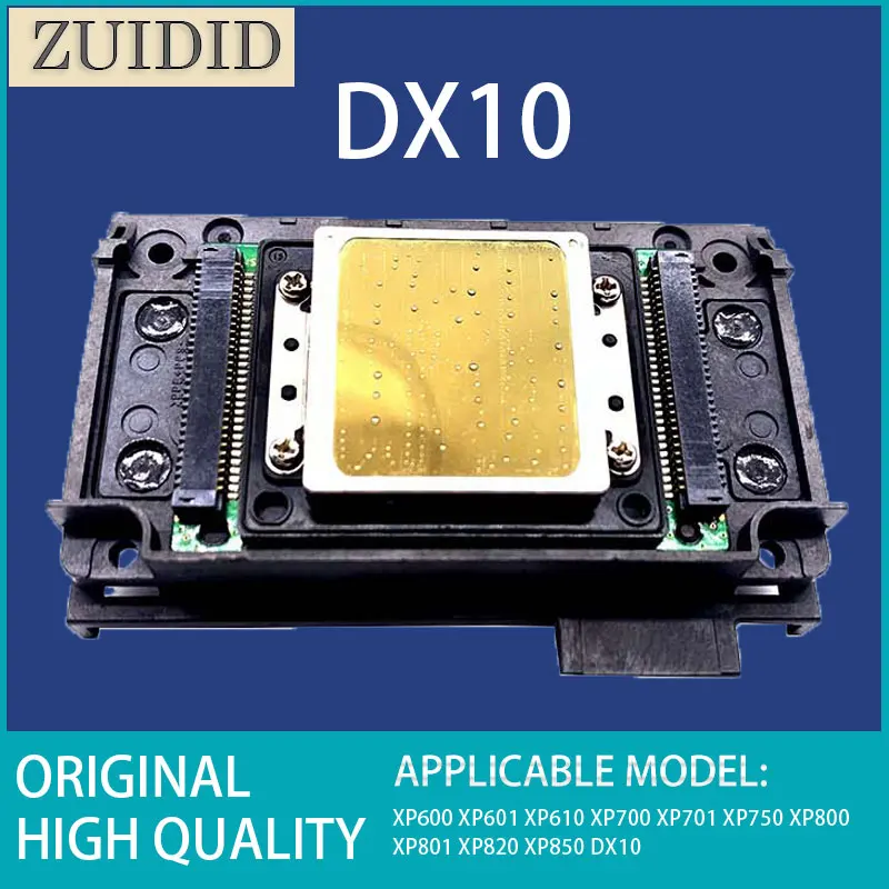 

Печатающая головка DX10, оригинальная печатающая головка для принтера Epson XP600, XP610, XP700, XP701, XP750, XP800, XP601, XP820, XP850, XP801, детали для печати
