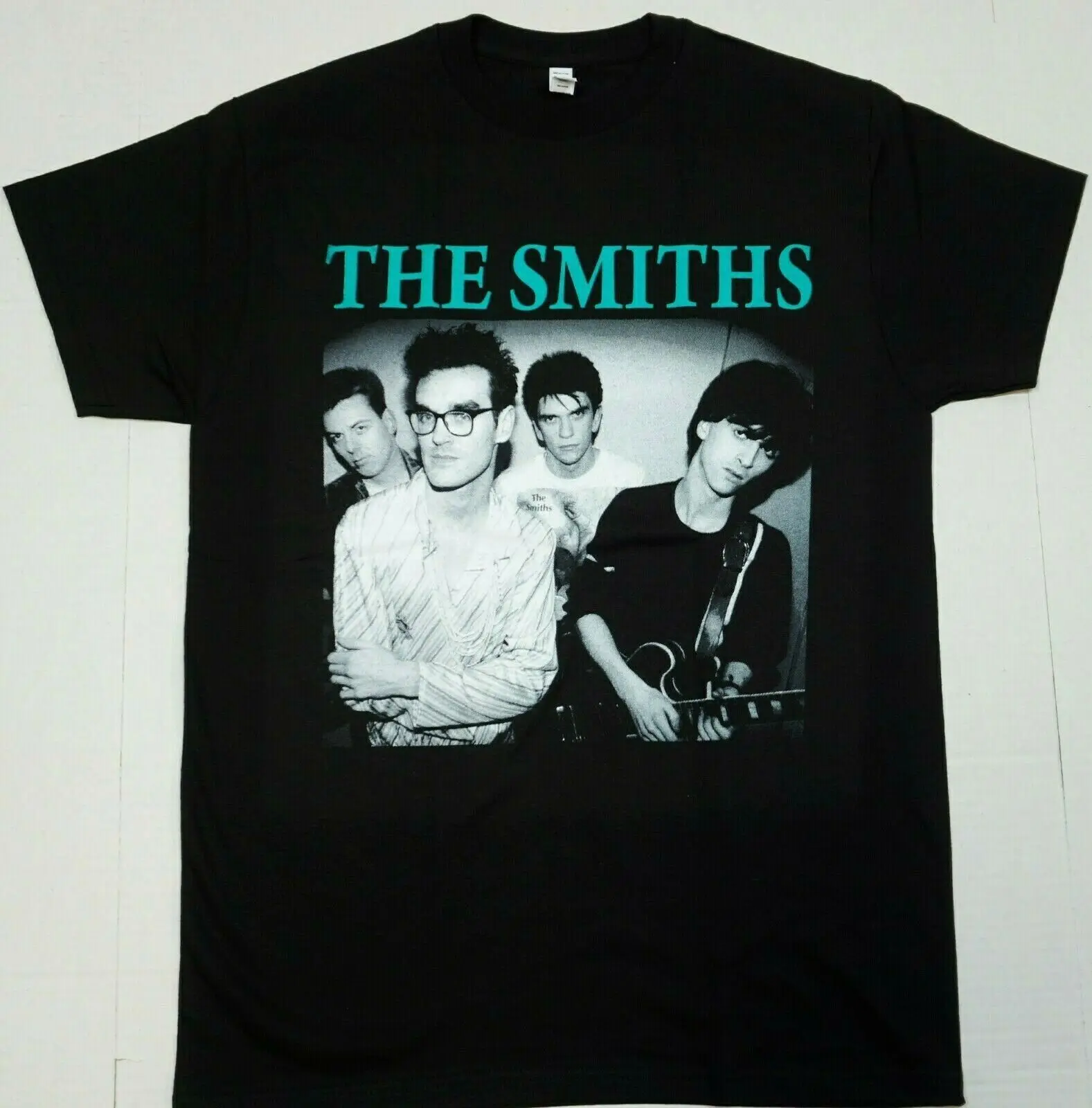 

The SMITHS T-shirt Morrissey Alt Indie Rock Band Adult Men's Tee Black New