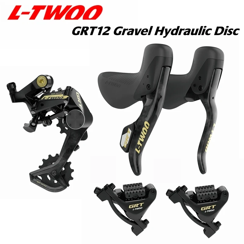 LTWOO GRT12-Disc 1x12s Road Hydraulic Disc Brake Gravel Groupset Carbon Fibre, 5 kit, Alloy Fibre GRT12,Benchmark GRX