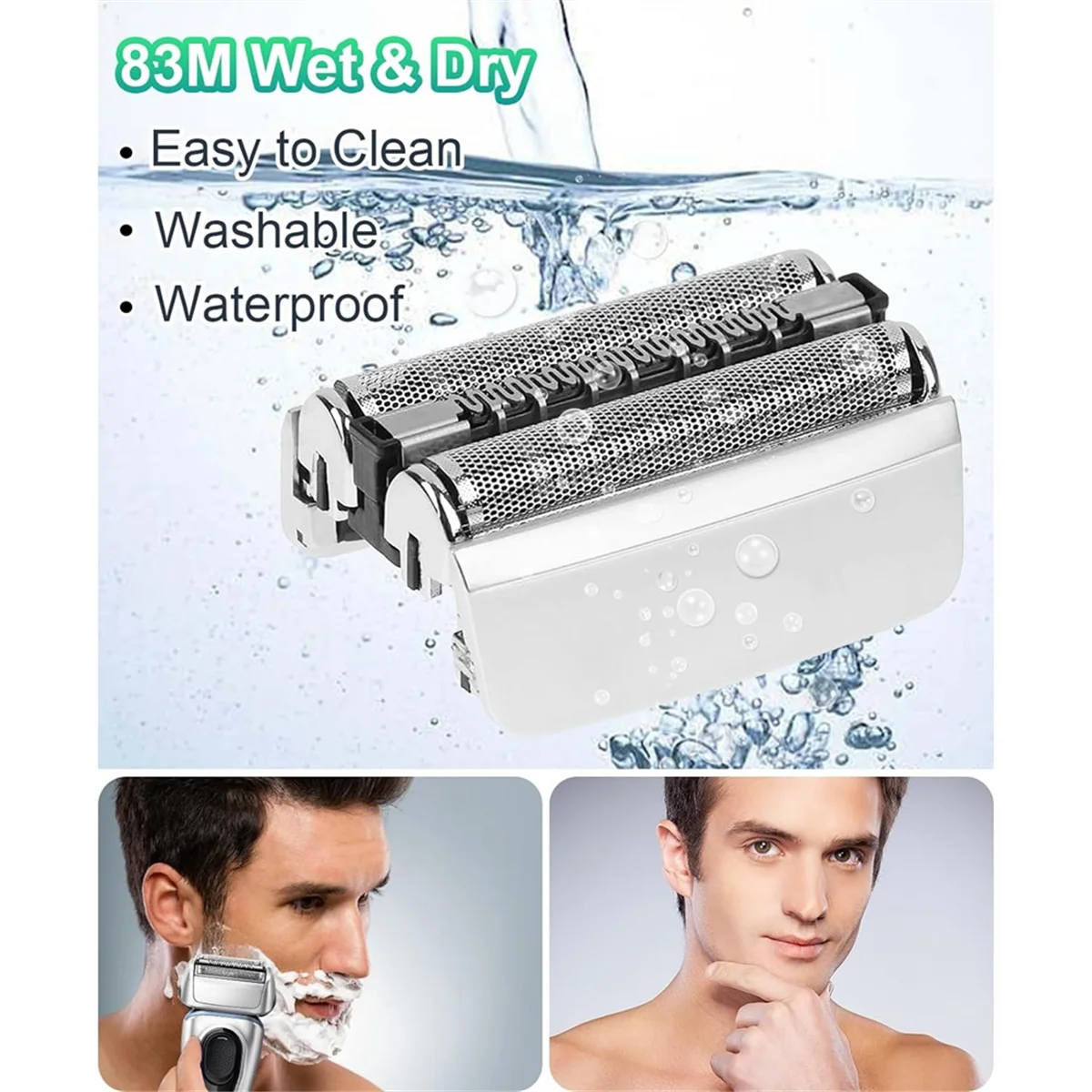 2 упаковки сменная головка 83 м для Braun Series 8 S8 лезвия электробритвы модель 8370Cc 8340S