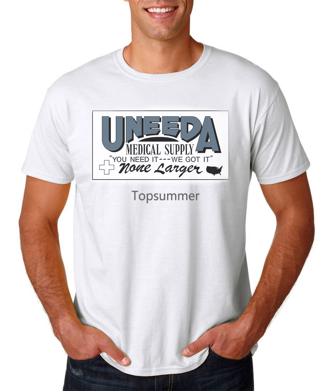 

Uneeda Medical Supply T Shirt Return Of The Living Dead Zombie Cult Classic T Shirt O-Neck Summer Personality Fashion Men