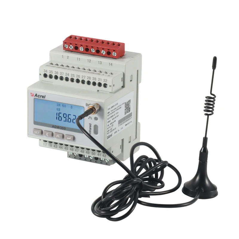 

Беспроводной анализатор мощности Acrel ADW300 IOT Lora 4G для измерения трехфазной активной мощности в сети низкого напряжения