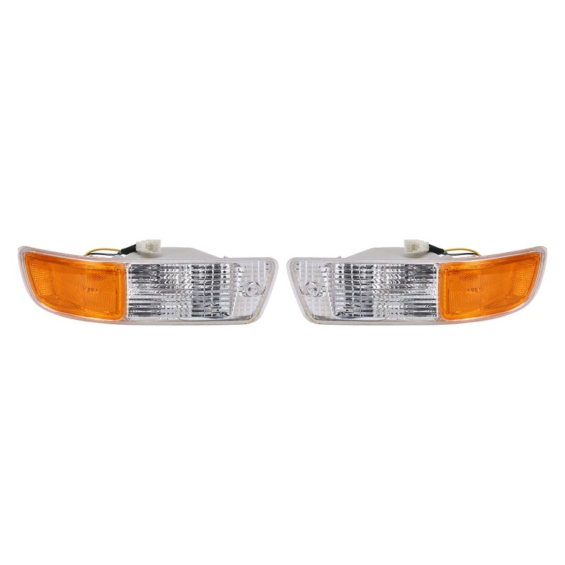 

1Pair Car Front Bumper Fog Light Signal Lamp Driving Lamp Daytime Fog Lamp For Toyota RAV4 1998 1999
