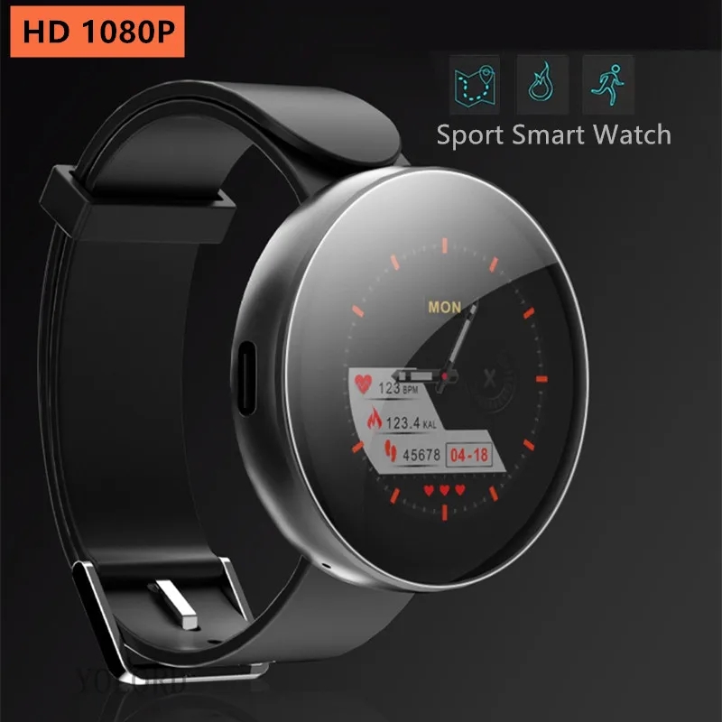 

2022 new HD 1080P Camera Audio Video Voice Recorder Sport Smart Watch Band Bracelet SmartBand Wristband Smartwatch 32GB/64GB
