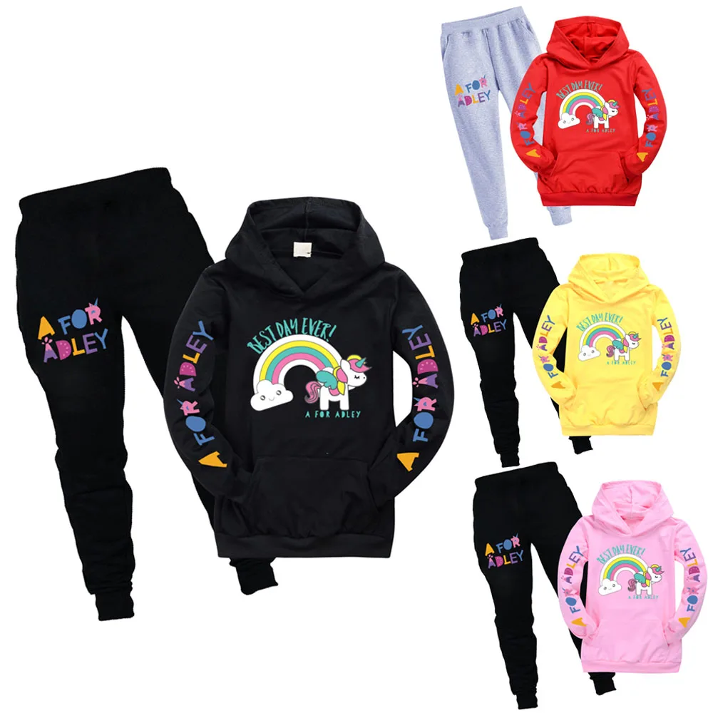 

Детский костюм для мальчиков и девочек, свитшот с длинным рукавом и штаны