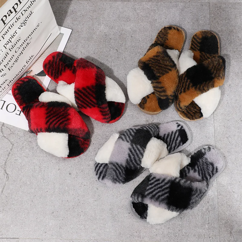 

Женские повседневные ботинки с принтом, плюшевые ботинки в Корейском стиле, хлопковые ботинки с перекрестными ремешками для дома и осени и зимы, 2023