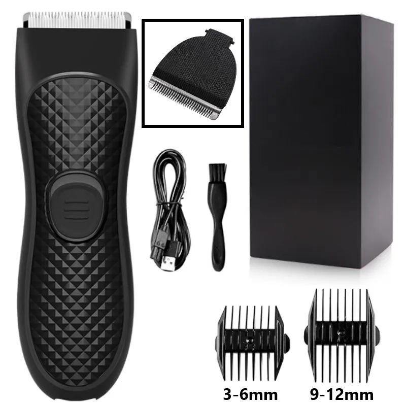 

Мужской триммер для ухода за волосами, шариковый уход и триммер для тела для мужчин, водонепроницаемые машинки для сухой и влажной чистки, идеальная Мужская гигиеническая бритва, депилятор