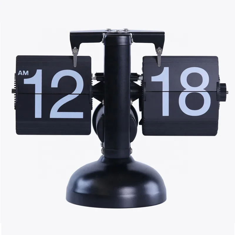 Настольные ретро-раскладные часы на заказ со звуковым управлением светодиодный