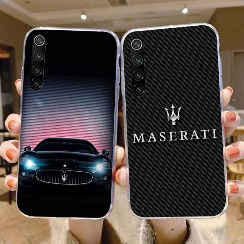 

Роскошный автомобильный дизайнерский чехол для телефона M-Maserati для Xiaomi 13 Lite 12 11T 10 9 Redmi Note 11 10 10S Pro 9 9A 8, прозрачный чехол для телефона