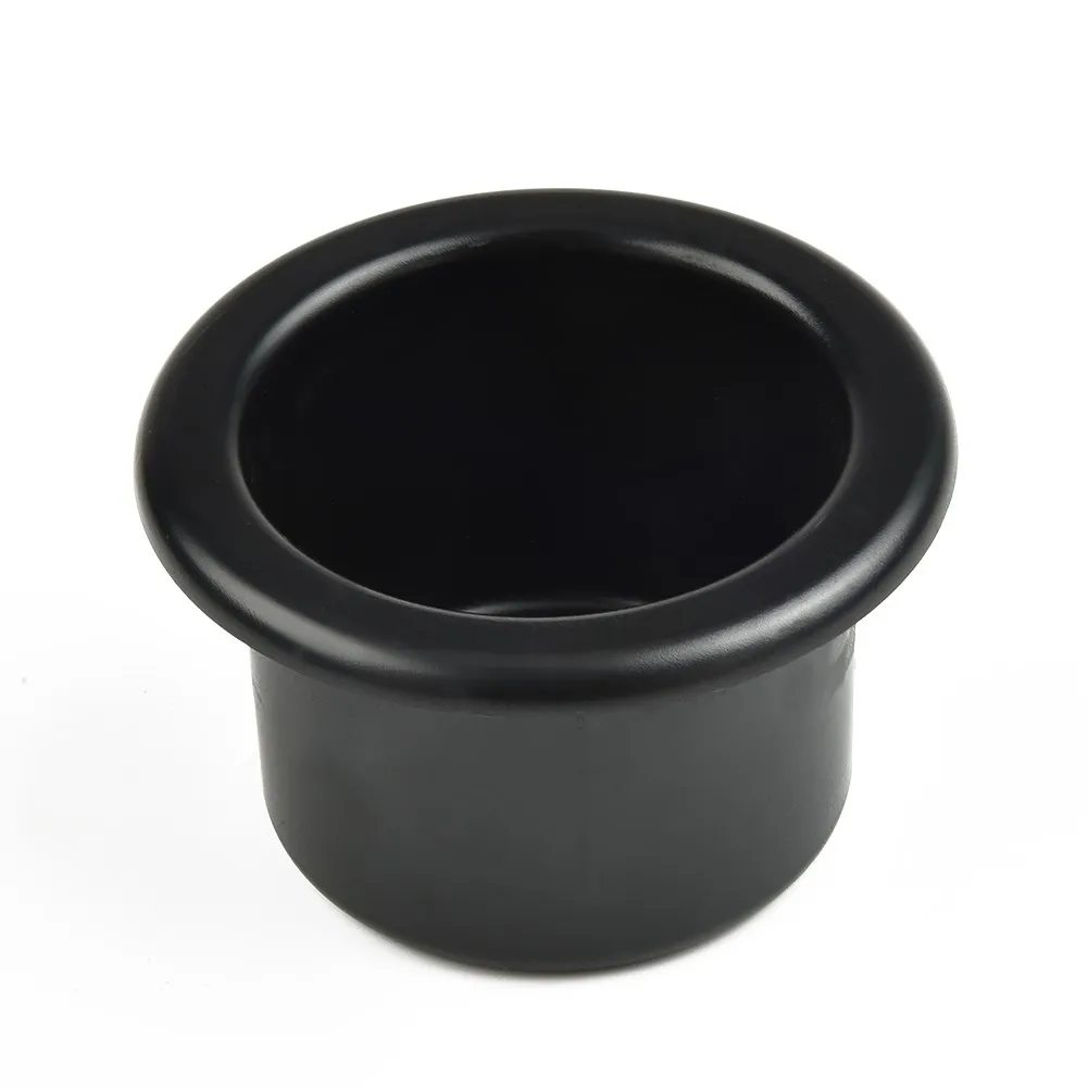 

1 X Plastic Black Cup Water Drink Holder Recessed For RV Car Marine Boat Trailer High Quality Car Holder Interior Accessories