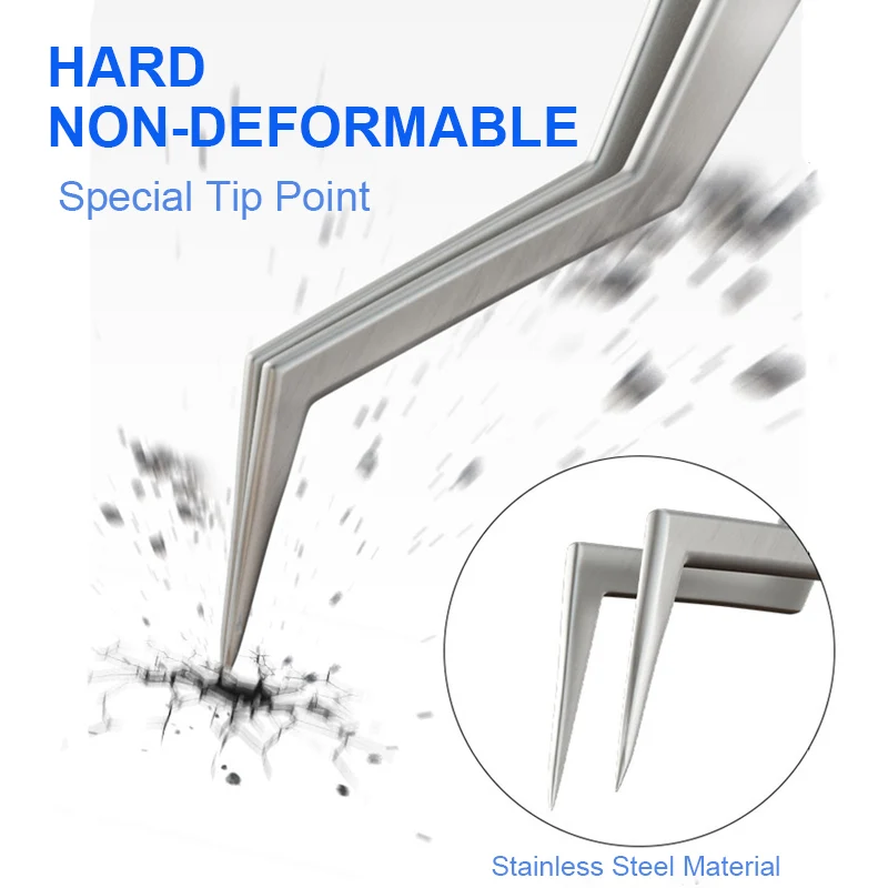 Пинцет для точного зажима оловянной проволоки нержавеющая сталь