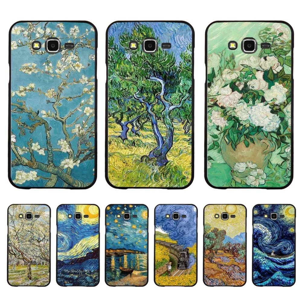 Чехол для телефона Art Van Gogh Starry Sunflower Samsung J 7 Plus 7core J7 Neo J6 Prime J4 J5 Mobile Cover