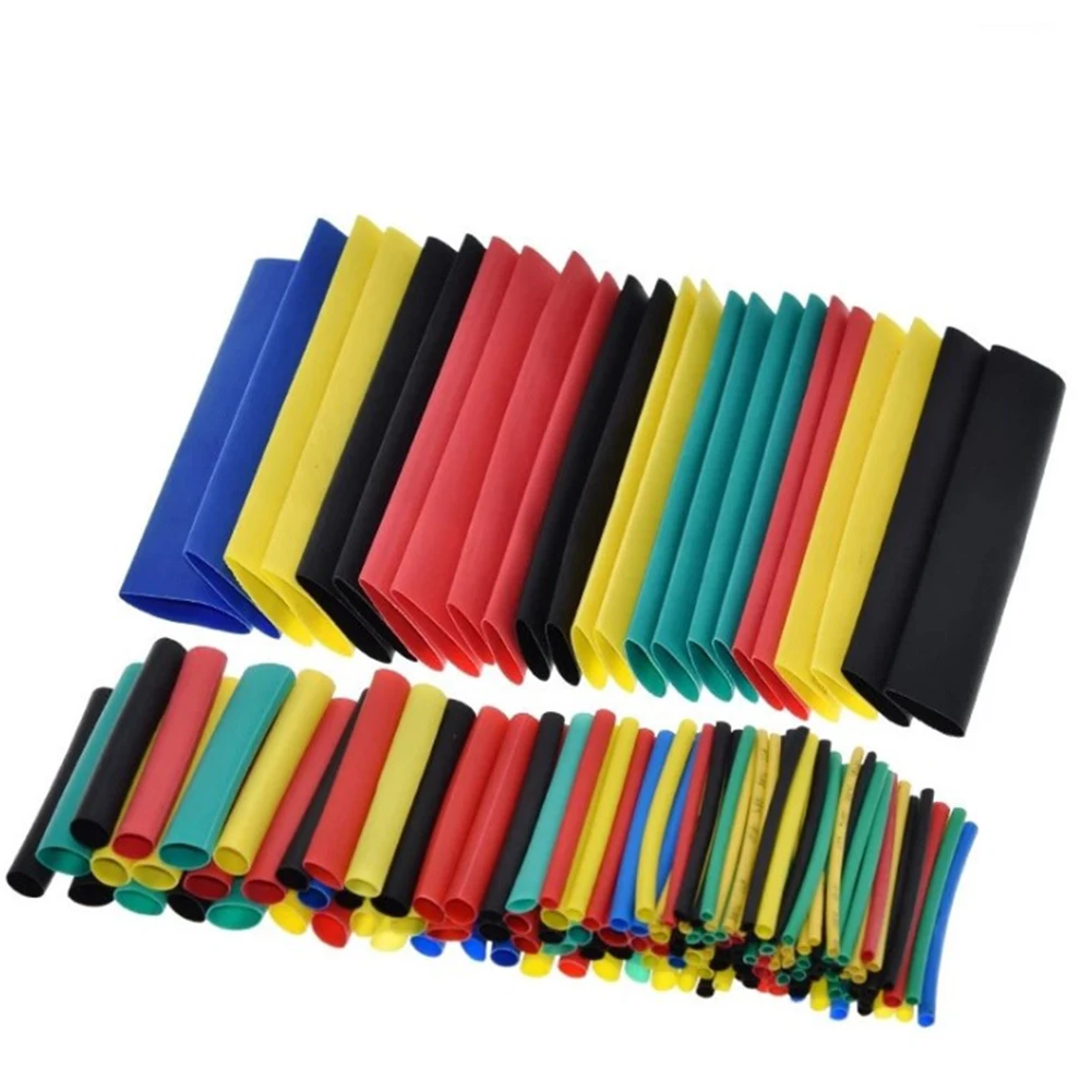 

164pcs Thermoresistant Tube Heat Shrink Wrapping KIT Assortment Electronic Wrap Wire Cable Insulated Polyolefin Heat Shrink Tube