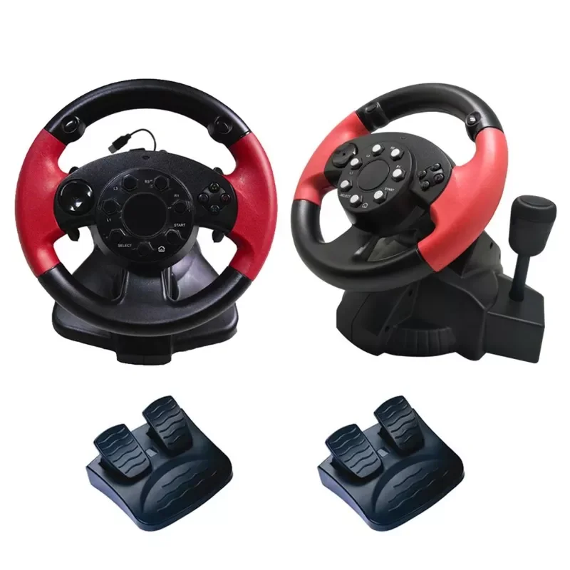 

Gamepad Steering Wheel For FT33D3 D7 Series 200°Rotation Dual Motor Vibration For PS 3/PS 2/PC (D-INPUT/X-INPUT/Steam)