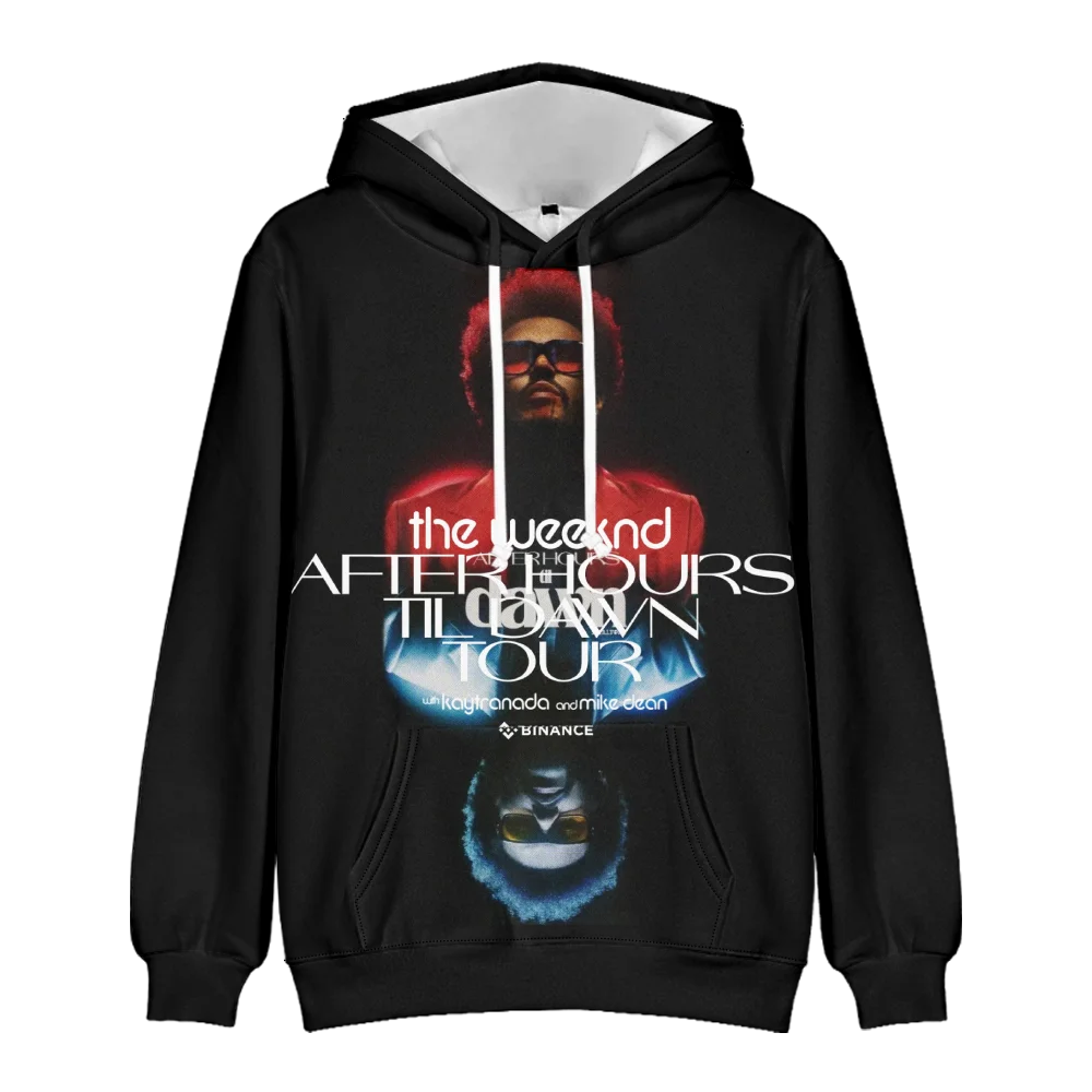 

The Weeknd 3D толстовки после часов до рассвета, мужские и мужские уличные толстовки с длинным рукавом