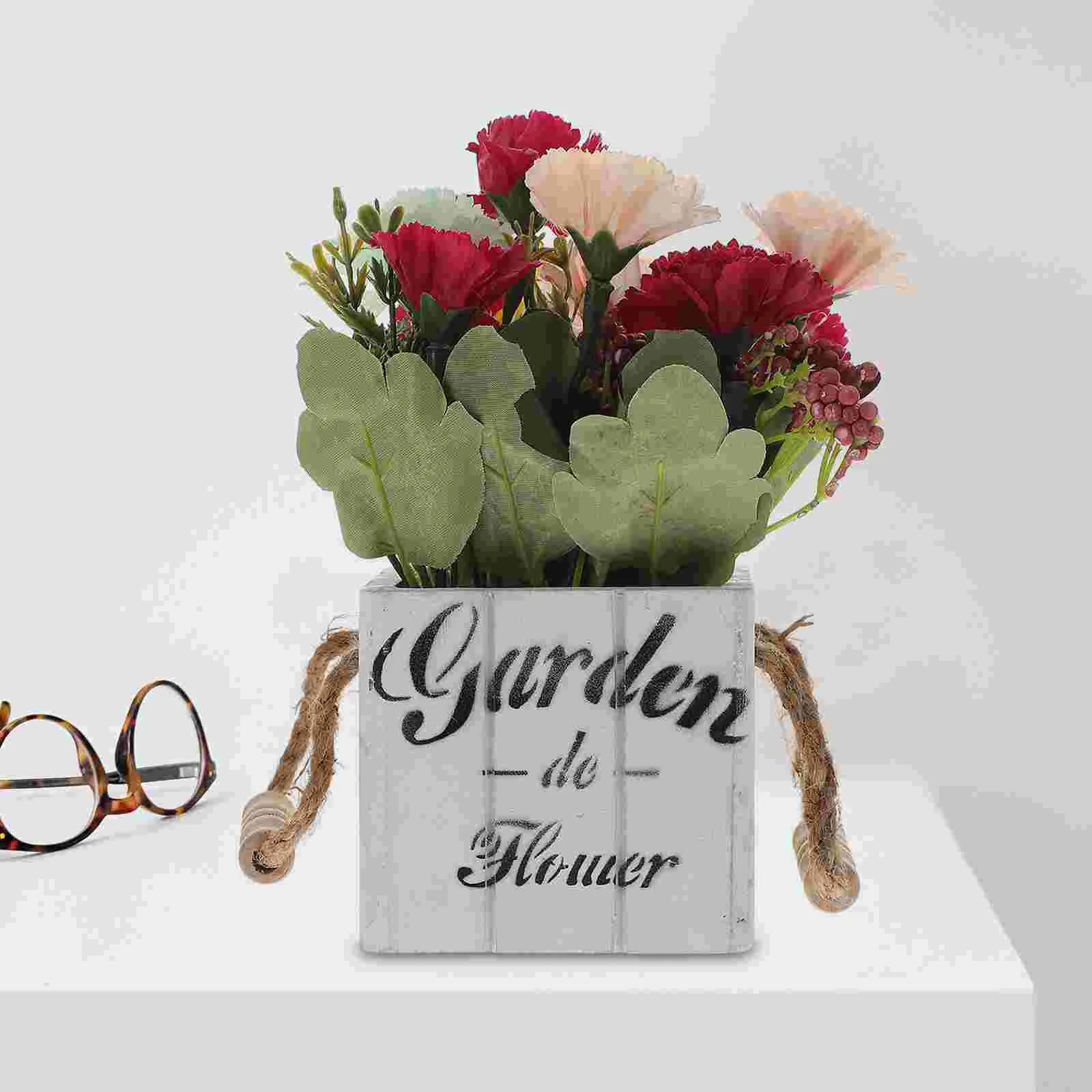 

Artificial Flower Suit Faux Flowers Living Room Potted Decor Vintage Home Decors Fake Decorative