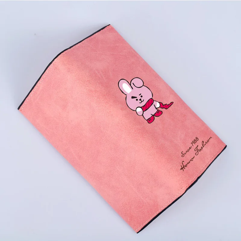 

Новинка, кошелек BT21 Kawaii из мультфильма, периферийный кошелек, милый кошелек для студентов, конфетница, сердце, подарки для пар, повседневные принадлежности