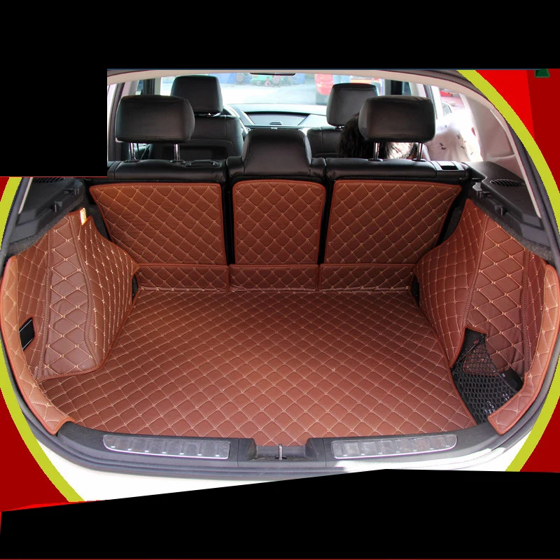 

fiber leather car trunk mat for bmw x1 2009 2010 2011 2012 2013 2014 2015 e84 car accessories