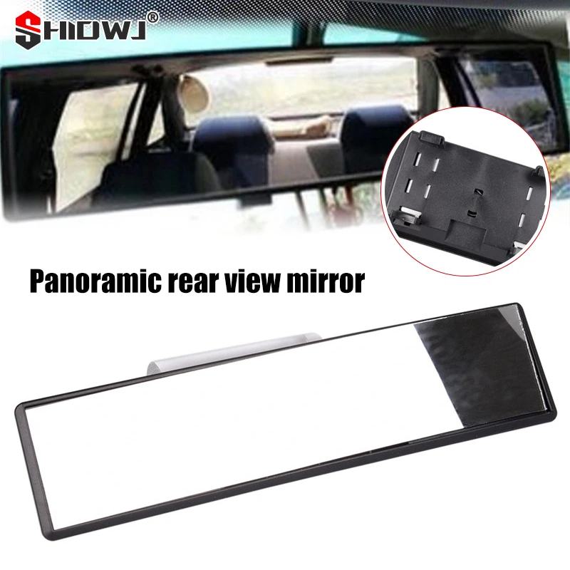 

Panoramic Rear View Mirror Universal Anti Glare Wide Angle Convex Rear View Mirror Car Interior Mirrors Rearview Mirror Safety